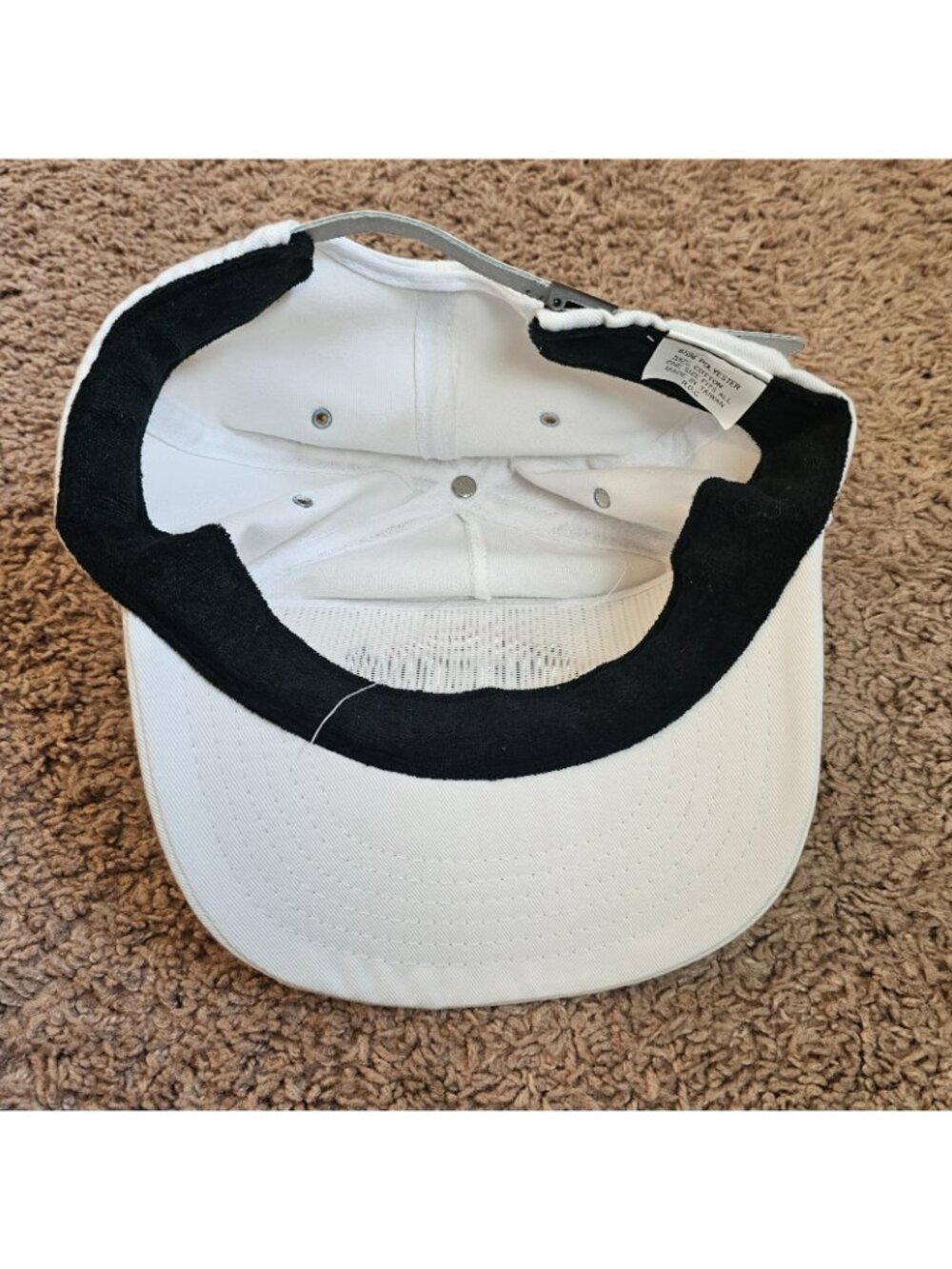 Vintage Hard Rock Cafe London Hat Save the Planet White Strapback Baseball Cap - Picture 4 of 11